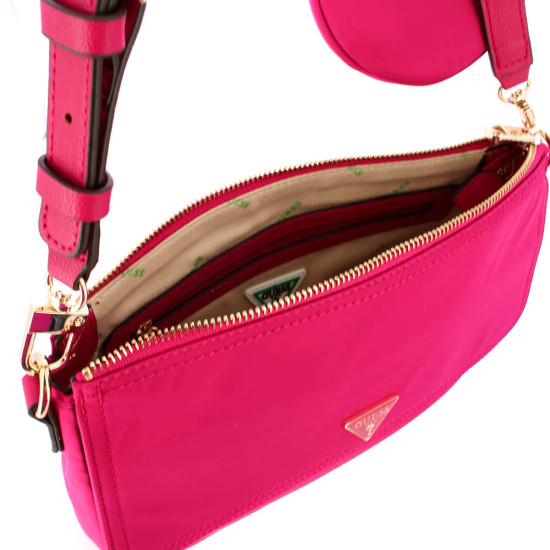 Guess Τσάντα ώμου Eco Gemma Top Zip Shoulder Bag